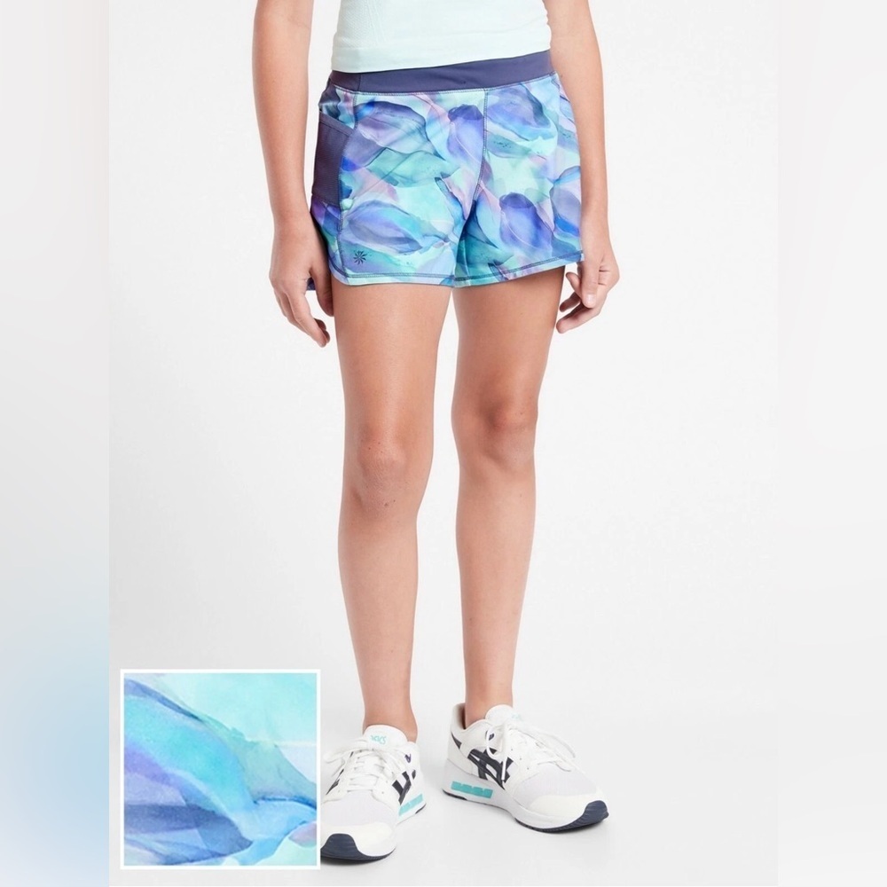 Athleta Girl record breaker 3” shorts size L/12